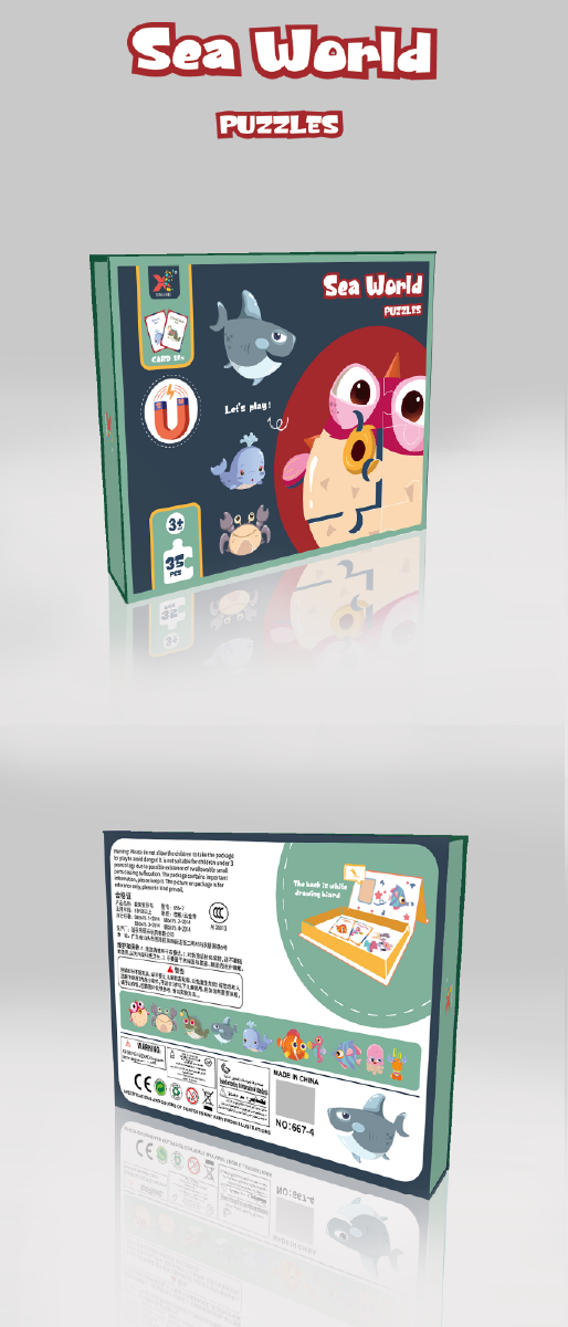 Sea World packaging front and back